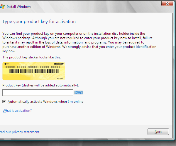 Windows Server 2008 安装